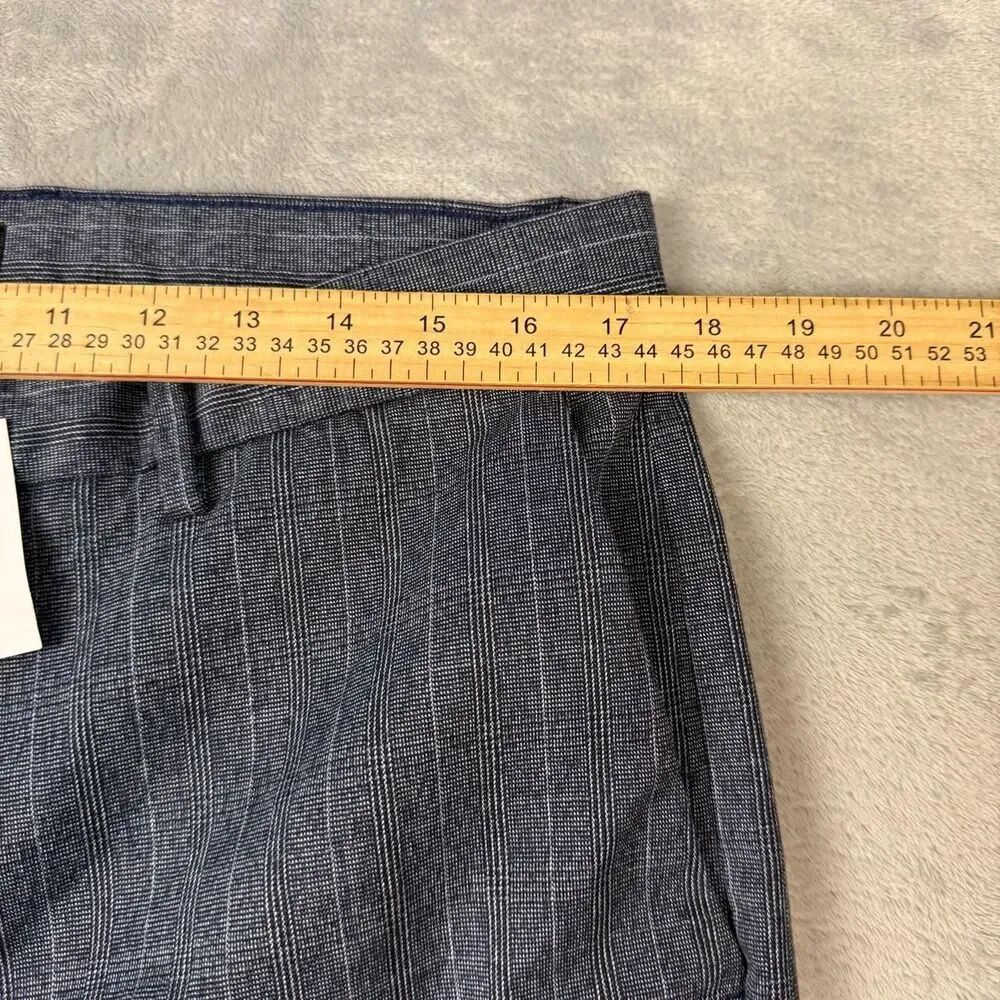 Banana-republic Men's Grey and Blue Trousers